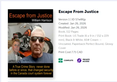 Escape From Justice Book Escape From Justice Book